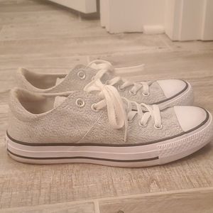 Heather Grey Converse Sneakers